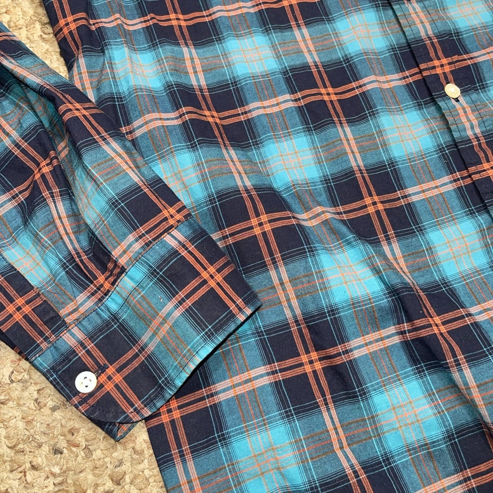 Tommy Hilfiger Mens XL Plaid Button Down Shirt Long Sleeve NY Fit Multicolored - Picture 6 of 11